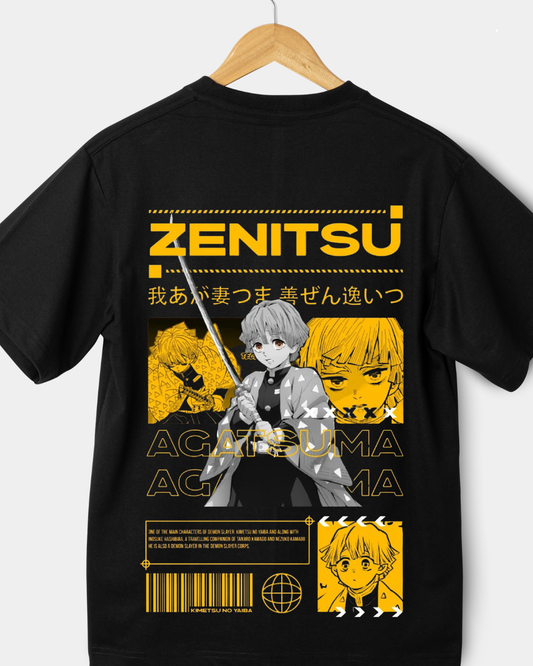 ZENITSU ANIME OVERSIZED T-SHIRT