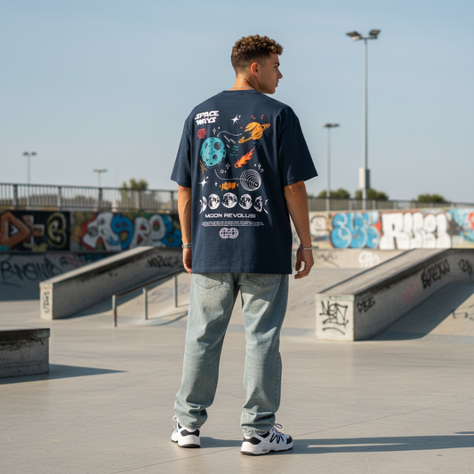 "SPACE" Unisex Oversized Classic T-Shirt