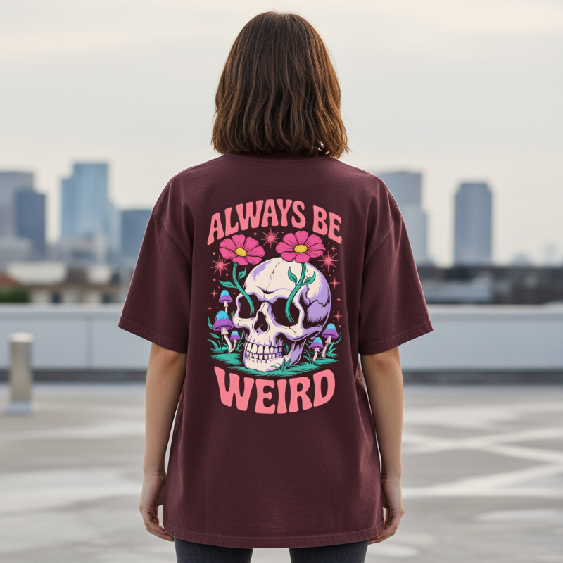 "ALWAYS BE WEIRD" Unisex Oversized Classic T-Shirt
