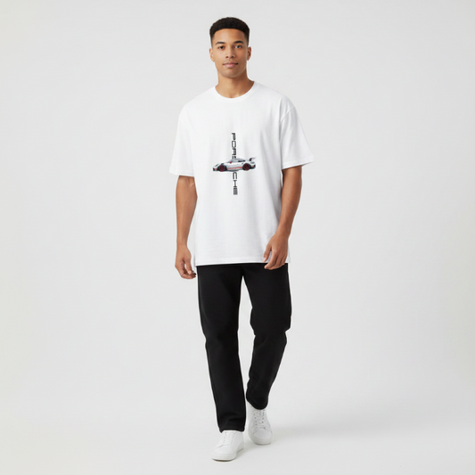 "PORSCHE" Unisex Oversized Classic T-Shirt