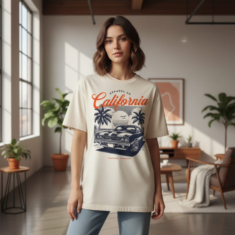 "California" Unisex Oversized Classic T-Shirt